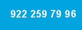 922 259 79 96 922 259 79 96
